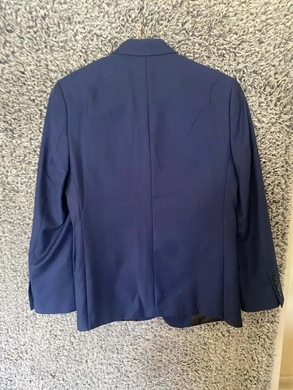 Calvin Klein Boys Blue Two-Button Blazer Jacket Size 12 Regular